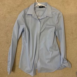 Apt 9 Essential Button Downs Shirt - blue size 4
